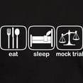 thumbnail image 3 of CafePress - Eat Sleep Mock Trial Dark T Shirt - Men's Classic Graphic Cotton T-Shirt, 3 of 4