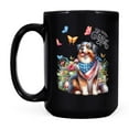 thumbnail image 2 of Australian Shepherd Celebrates Spring and Enjoys a Happy Easter Mug Aussie Dog Lover Gifts Coffee Tea Cup - 02001, 2 of 4