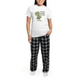 thumbnail image 5 of CafePress - Happy Trex Women's Light Pajamas - Women's Short Sleeve Print T-Shirt and Pants Light Cotton Pajama Set, 5 of 7