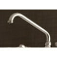 thumbnail image 3 of Kingston Brass KS373SN Kingston Two Handle Wall Mount Laundry Faucet, Brushed Nickel, 3 of 6