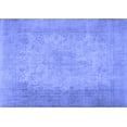 thumbnail image 1 of Ahgly Company Indoor Rectangle Abstract Blue Contemporary Area Rugs, 2' x 5', 1 of 4