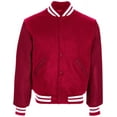 thumbnail image 3 of Holloway Sportswear XS Varsity Jacket Scarlet/Scarlet/White 224183, 3 of 4