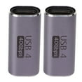 thumbnail image 4 of USB C To USB C Connector, Straight Type C To Type C Adapter Female To Female Support 8K 100W Fast Charging  For Laptop For Tablet, 4 of 8