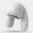 thumbnail image 3 of SDNall Bonnet Tricoté Mignon Uni pour Femmes, Bonnet d'Extérieur Doux et Chaud, Bonnet Réversible Pliable pour Voyage, 3 of 7