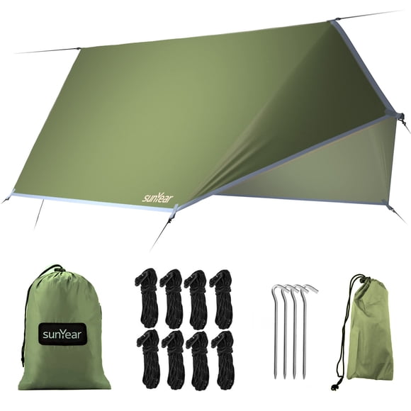 Lona Impermeable para Hamaca y Tienda de Campaña Sunyear para Camping al Aire Libre