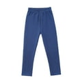 thumbnail image 3 of uikmnh Winter Lined Thermal Leggings for Girls Soft Stretchy Base Layer Pants Toddler to Big Kids Color:Navy,Size:9-10 Years, 3 of 5
