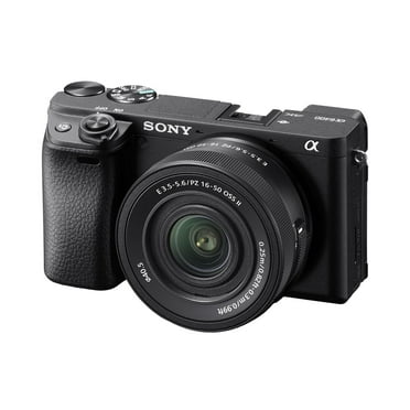 Sony a6400 ILCE-6400L - Digital camera - mirrorless - 24.2 MP - APS-C - 4K / 30 fps - 3x optical zoom E PZ 16-50mm OSS lens - Wi-Fi, NFC, Bluetooth - black