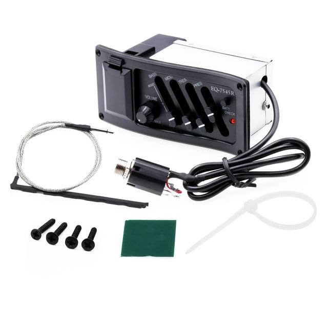 Guitarra acústica Preamp ASCENDAS EQ-7545R con ecualizador EQ de 4 bandas