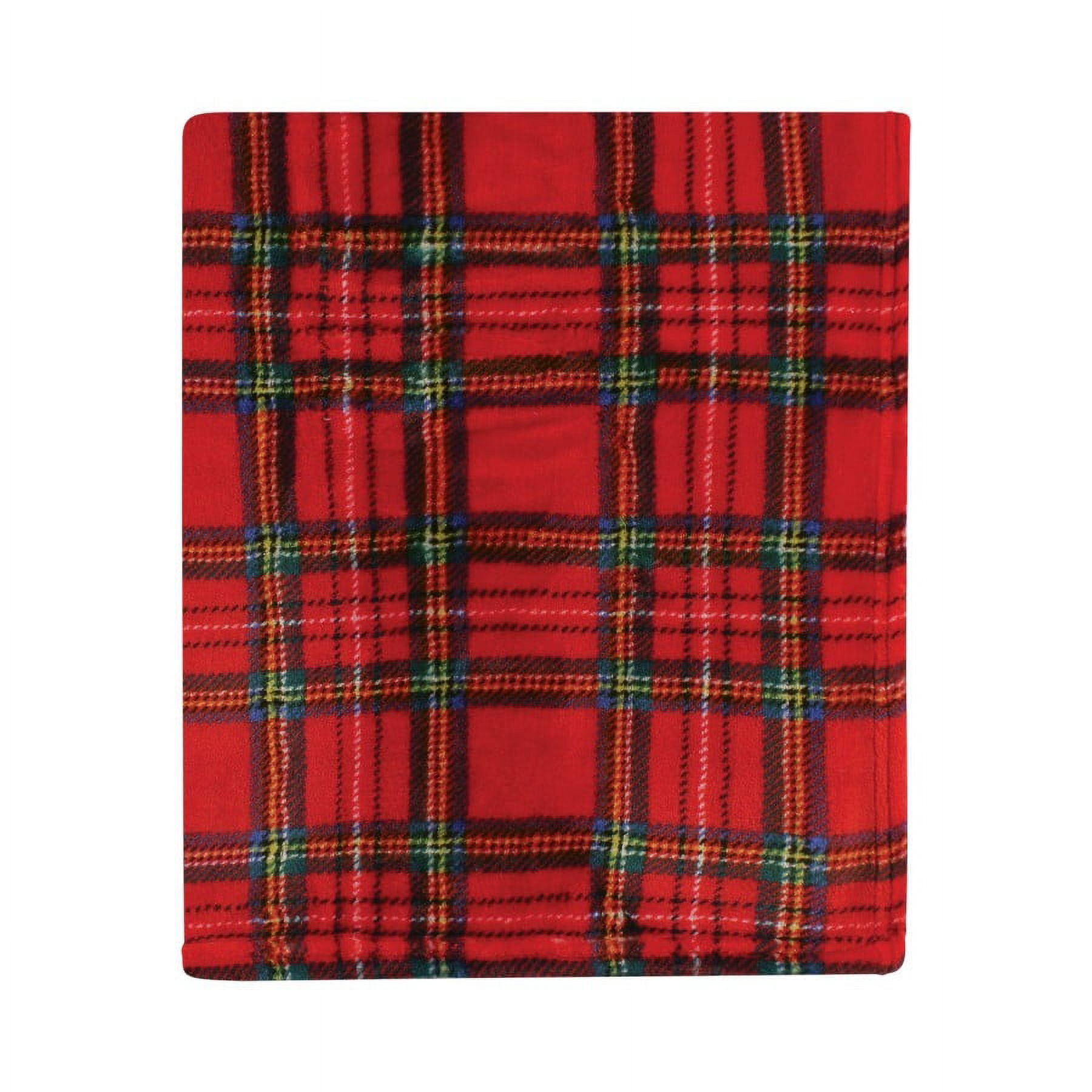 Hudson Baby Unisex Baby Silky Plush and Coral Fleece Blanket, Rudolph, 30x36 inches