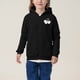 thumbnail image 5 of Sudadera deportiva informal con capucha y manga larga con estampado degradado para niños y niñas, de poliéster, 5 of 8