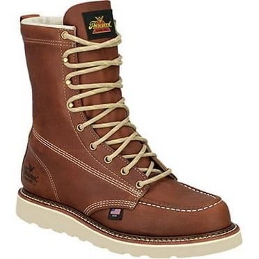 Thorogood Men's American Heritage 814-4201 8" Tobacco Oil-Tanned Moc Soft Toe Boot