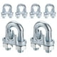 thumbnail image 1 of Uxcell 6-Pack Abrazaderas de Cable, Clip de Cable de Acero al Carbono M12, Sujetador de Silla de Perno en U, 1 of 6