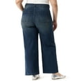 thumbnail image 3 of Gloria Vanderbilt Swan Series Women's Plus Patch Pocket Wide Leg Jeans, Sizes 16W-24W, 3 of 5