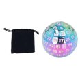 thumbnail image 1 of 100 Sides Polyhedral Number Dice Metal 5cm Diameter Easy to Read with Velvet Bag for Over 14 Years Old Plating Color, 1 of 4