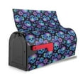 thumbnail image 3 of Gukieu blue daisy Skull flower Print Magnetic Mailbox Cover, Sun-proof and Waterproof Home Yard Mailbox Cover-21x18 in, 3 of 8