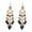 Black, variant on Yesbay 1 Pair Women Hook Earrings Vintage Ethnic Style Exaggerated Hollow Out Beads Waterdrop Shape Bohemian Ear Decoration Jewelry Vacation Earrings Hanging Earrings