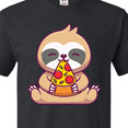 thumbnail image 4 of Inktastic Sloth Pizza T-Shirt, 4 of 5