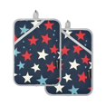 thumbnail image 7 of Yayeee Pot Holders Kitchen Heat Resistant with Pockets 7"x9.8" Cotton Oven Cooking Hot Pads, Red White Stars, 7 of 7