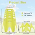 thumbnail image 2 of 80Pcs Plastic Golf Tees Practice Golf Simulator Tees Portable Golf Mat Tees Lightweight Outdoor Indoor Golf Tees Reusable Golf Simulator Tees for Turf and Driving Range, 2 of 10