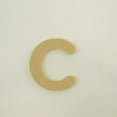 thumbnail image 4 of Package of 1, 16 Inch X 3/4" Thickness MDF Letter c in The Gotham Rounded Font, Thick, Lower Case for Art & Craft Project, Made in USA, 4 of 4