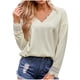 thumbnail image 1 of Mujeres Tops Camisas Blusas Elegantes Casuales Camisas de manga larga Jersey de moda Cuello en V Encaje Soild Odeerbi ODB-5, 1 of 7