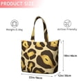 thumbnail image 4 of Gold and Brown Of Leopard Print Travel Tote Bags for Women Carry On,Large Weekender Bags for Women Travel,Multi Functional Duffle Bag for Work,Shopping,Sports, 4 of 5