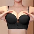 thumbnail image 2 of ATOYSOY Bras for Women Front Hook Corset Half Cup Thin Secure Stay Straps Gathering Shaping Invisible Match For Dresses Formal Occasion, 2 of 5