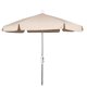 thumbnail image 1 of Paraguas FiberBuilt con toldo beige de aluminio con inclinación hexagonal de 7.5 pulgadas, 1 of 1