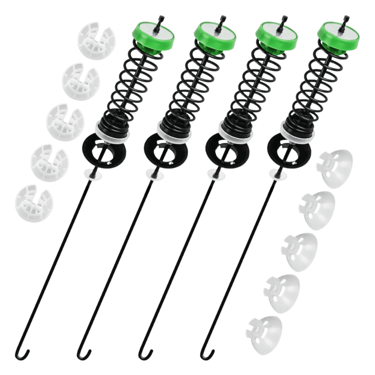 Scaroo W11130362 Washer Suspension Rod Kit For Maytag, Whirlpool MVWC565FW2 4-PCS