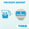 thumbnail image 2 of Vaso de arena decorativo para manualidades, blanco, 0,9 kg, EE. UU., 2 of 5