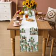 thumbnail image 2 of Green Cactus Table Runner 72 Inches, Summer Watercolor Botanical Leaf Plant Bed Runner Dresser Scarves Tabletop for Indoor Outdoor Parties/Ceremony/Banquet, 16" x 72", 2 of 9