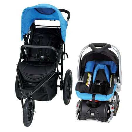 Baby Trend Stealth Jogger Travel System, Seaport (Best Running Stroller With Car Seat)