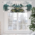 thumbnail image 6 of Chinese Zen Scenery Valances for Windows Ink Painting Mountain Fields and Nature Valance Curtains Rod Pocket Bathroom Small Window Treatments for Kitchen Living Room Bedroom, 42"x12", 6 of 7