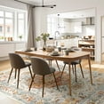 thumbnail image 5 of Ofoor 9x12 Modern Abstract Area Rug - Washable, Stain Resistant, Thin, Non-Slip, Perfect for Living Room, Bedroom, Kitchen, Blue, 5 of 8