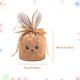 thumbnail image 3 of Bolsas de conejito de Pascua con orejas de conejo Bolsas de regalo de terciopelo suave Linda sonrisa de conejito Perfecta para dulces de azúcar Decoración de Pascua y embalaje de regalo, 3 of 5
