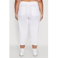 thumbnail image 5 of Womens Plus Size Poplin Drawstring Hem Utility Capris, 5 of 5