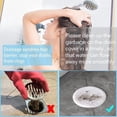 thumbnail image 3 of tapón para desagüe silicona ventosa tapón para desagüe protector para pelo fregadero baño bañera, 3 of 6