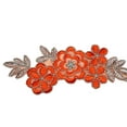 thumbnail image 3 of 1.75" Turquoise Gray Green Eggplant Burgundy Navy Pink Embroidered Lace by Yard, 3 of 6