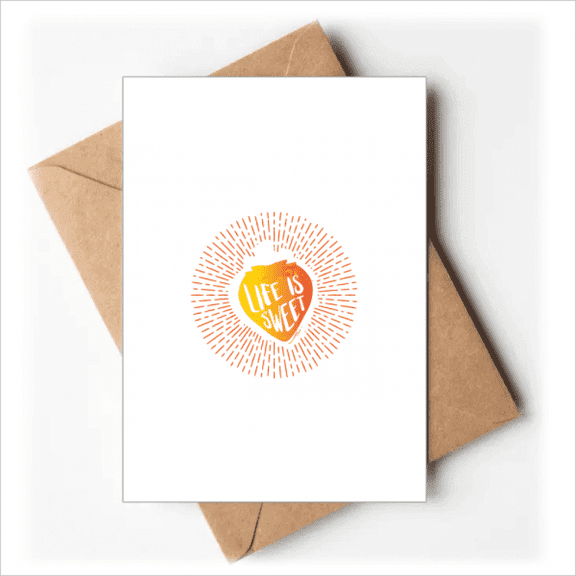 Sweet Line Strawberry Life Greeting Cards You are Invited Invitations