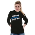 thumbnail image 4 of Because Im EMT Thats Why Medical Tech Plus Size Long Sleeve Graphic Tee Shirt Brisco Brands 3X, 4 of 5