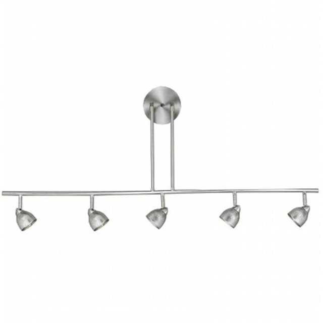 Cal Lighting SL-954-5-BS-MDB Éclairage de Rail - Maille Bronze Foncé & Acier Brossé
