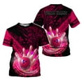 thumbnail image 4 of Personalized Bowling 3D Shirt for Men Women, Custom Name and Team Name Bowler Gift shirt, 3D All Over Printed Shirt (Grey, S), 4 of 10