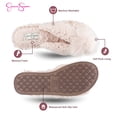 thumbnail image 3 of Jessica Simpson Women's Flower Thong House Slide on Slippers with Memory Foam, 3 of 9
