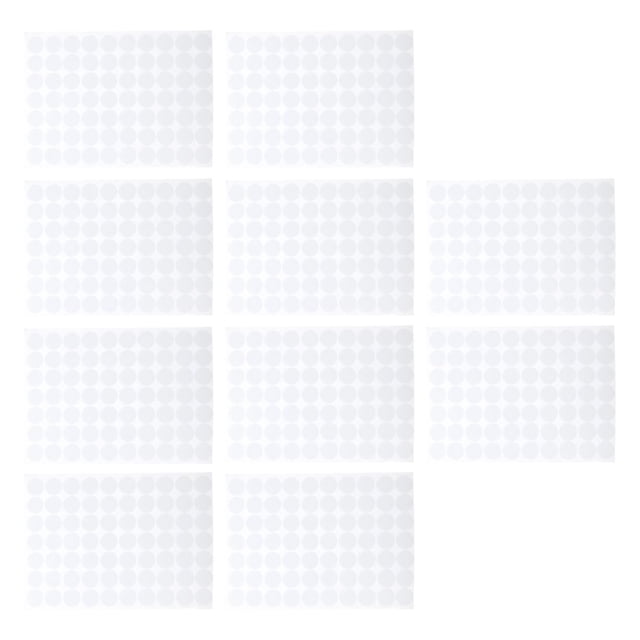 LEEYNEER 10 Sheets Dot Foam Stickers Round Dot Sticker Removable Adhesive Double Sided Round Sticker