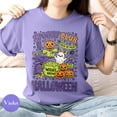 thumbnail image 3 of PAVIG Spooky Club Halloween Shirt, Ghost Pumpkin Witch Garment-Dyed Tee, 3 of 8