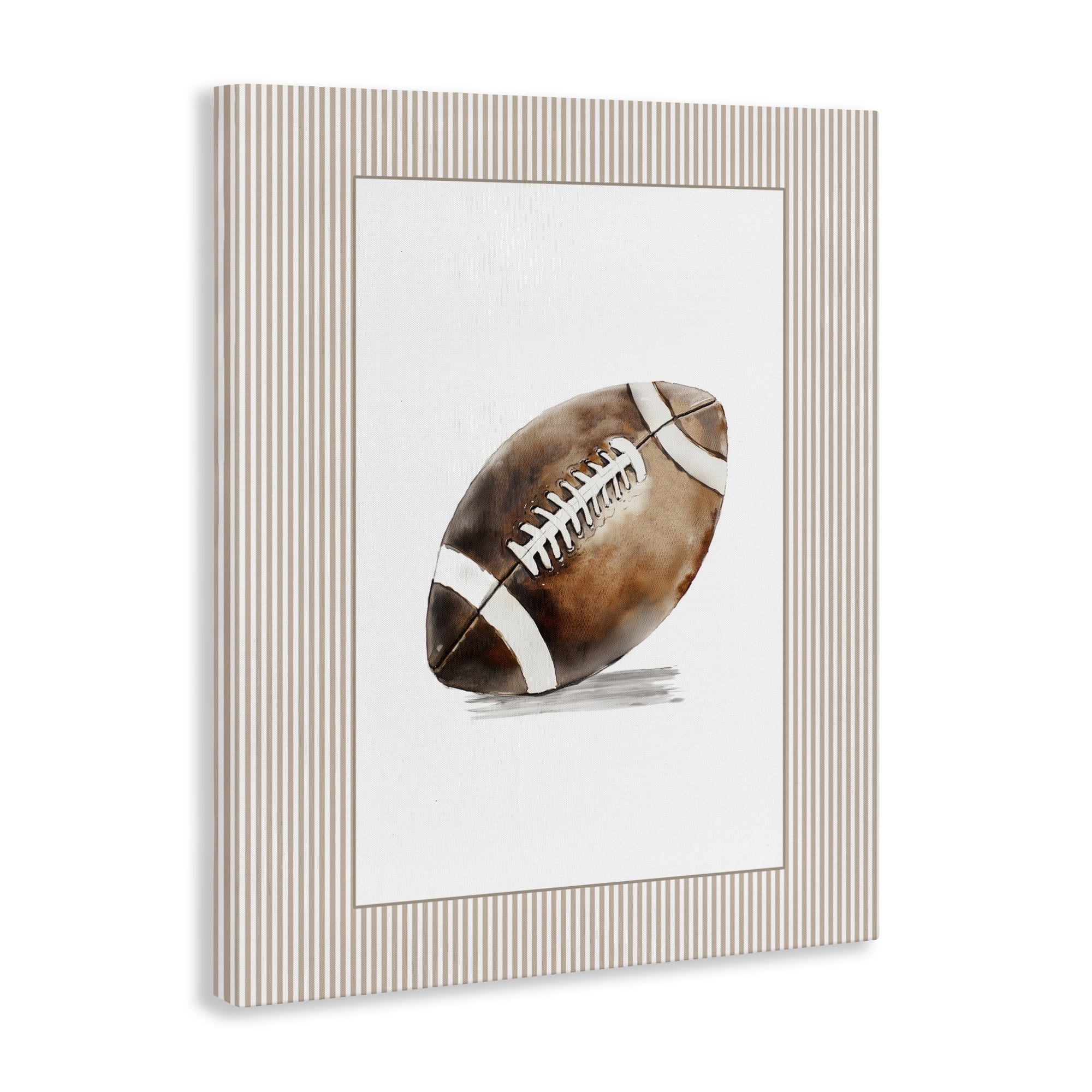 Stupell Industries Vintage Sports Football Canvas Wall Art, design by Christine Simpson Art