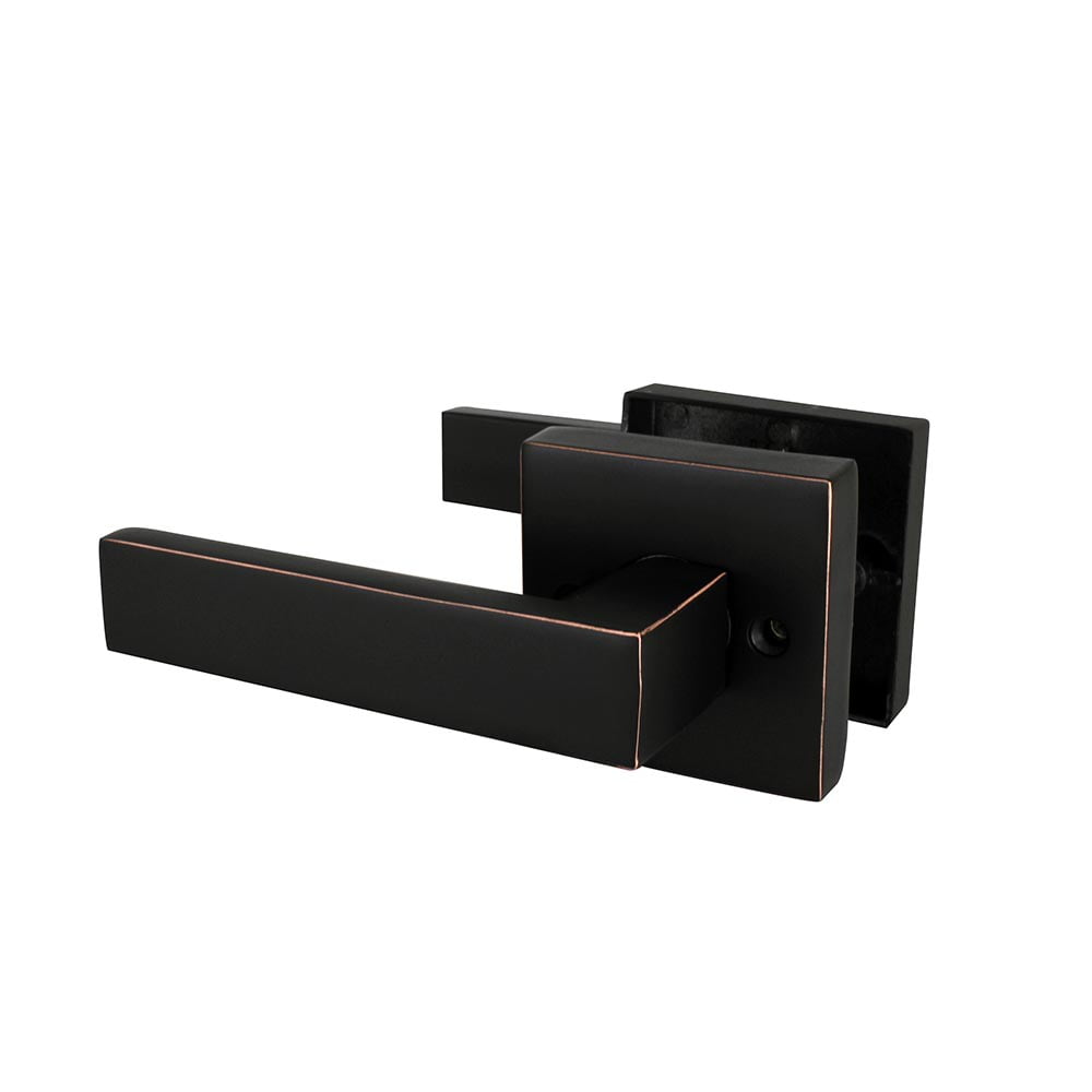 TINEWA 4 Pack Oil Rubbed Bronze Passage Door Handles Interior - View #4