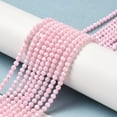 thumbnail image 2 of Cubic Zirconia Bead Strands Faceted Round Pink 3mm Hole: 0.6mm about 120pcs/strand 14.84''~14.96''(37.7~38cm), 2 of 4