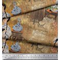 thumbnail image 3 of Soimoi Modal Satin Fabric Flower Vase,Cat & Girl Human Figure Print Sewing Fabric Yard 42 Inch Wide, 3 of 3
