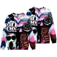 thumbnail image 4 of Jersey de cuello redondo con estampado 3D de puertas Roblox para adultos y niños, Jersey holgado informal de dibujos animados, figura de Escape de la puerta, 4 of 4